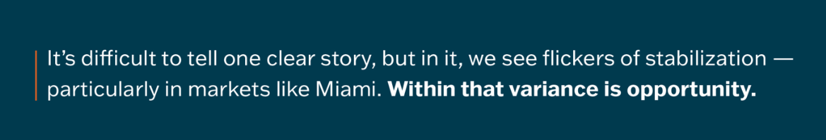 A quote about market variance and how it can provide opportunities in the market.