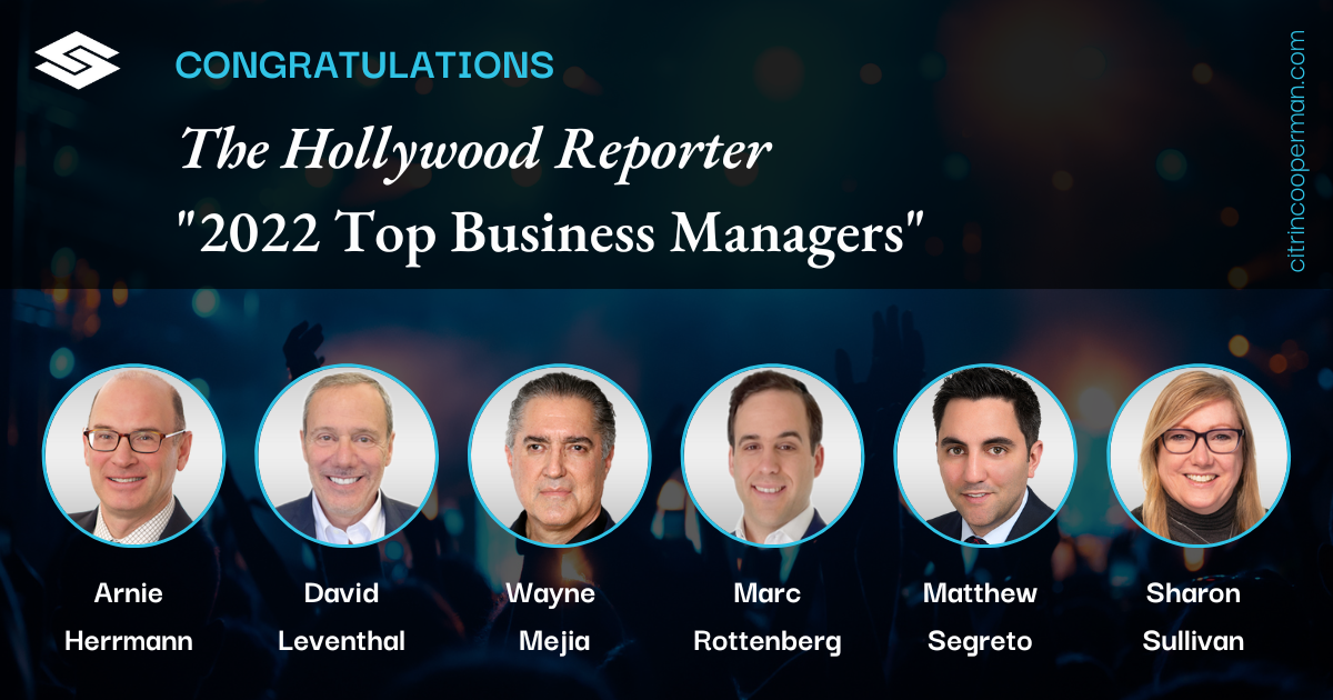 Hollywood's Top Business Managers of 2022 – The Hollywood Reporter