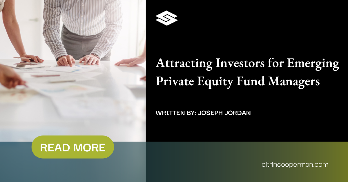 Attracting Investors for Emerging Private Equity Fund Managers