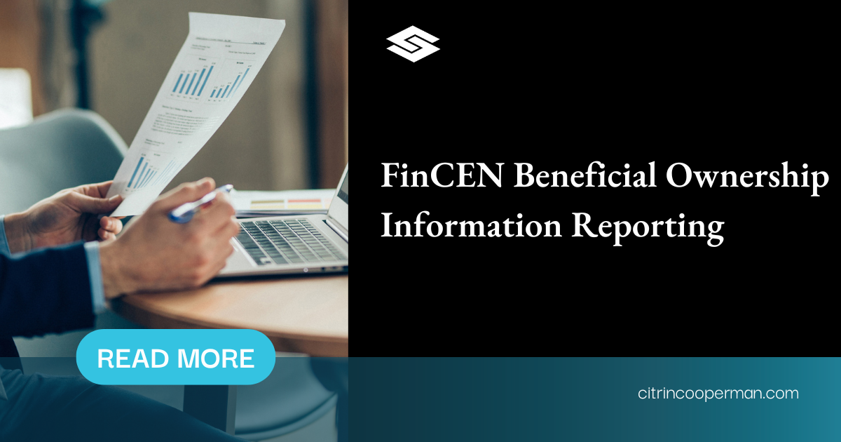 FinCEN Beneficial Ownership Information Reporting