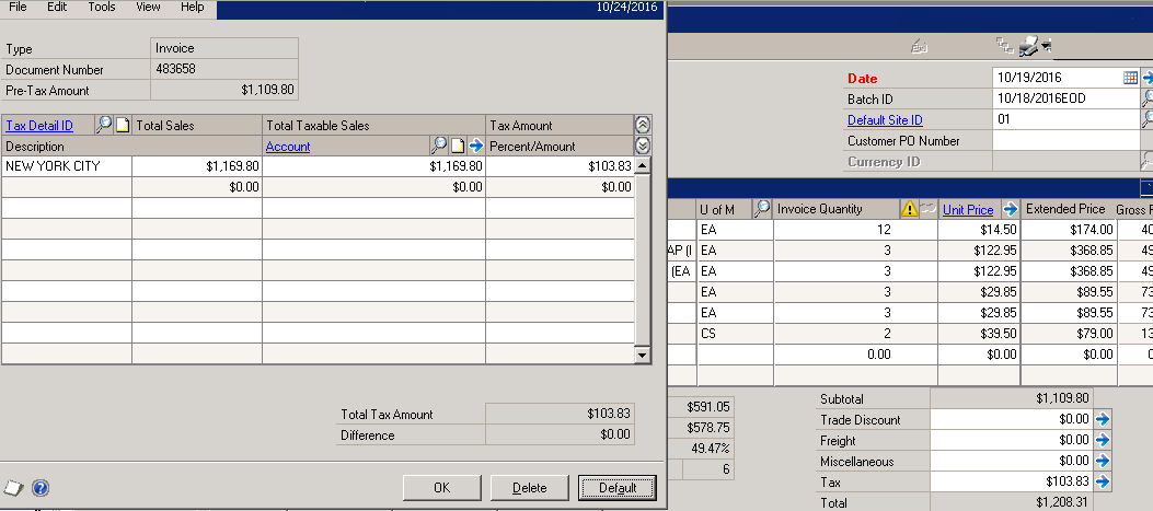 Microsoft Invoices Troubleshoot Posting Errors in Dynamics GP (3)